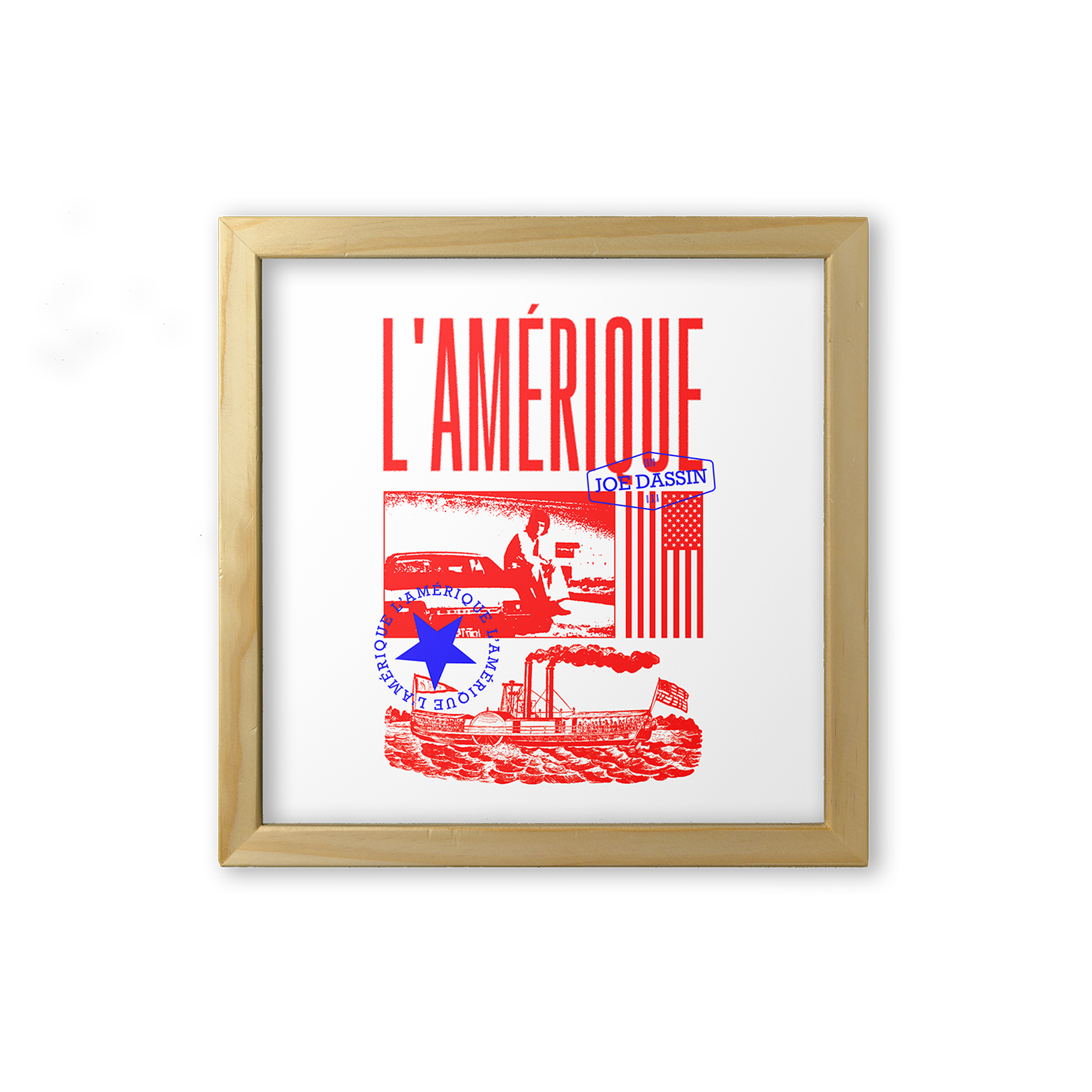 LITHOGRAPHIE "L'AMÉRIQUE"